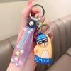 Soft Adorable Rubber Keychain Cute Cartoon Animal Key Ring For Cars Bags And