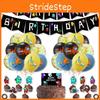 Thème Fête Fournitures de Décoration d'Anniversaire Ensemble Bannière Ballon Insert Gâteau