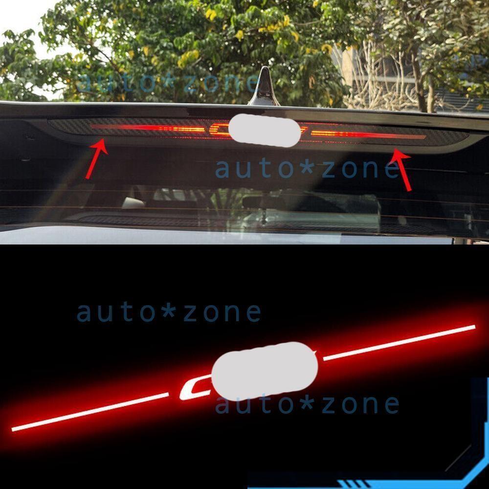 For Honda CR-V 2017-2022 Carbon Fiber Leather Tail High Brake Light Sticker Trim
