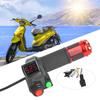 1 Pair Universal LED Voltage Display Twist Throttle for 12?99V Electric Bike Scooter
