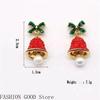 1 Pair Personality Earrings New Year's Gift Red Bell Earrings With Unique Autumn And Winter Temperament High-end Atmosphere