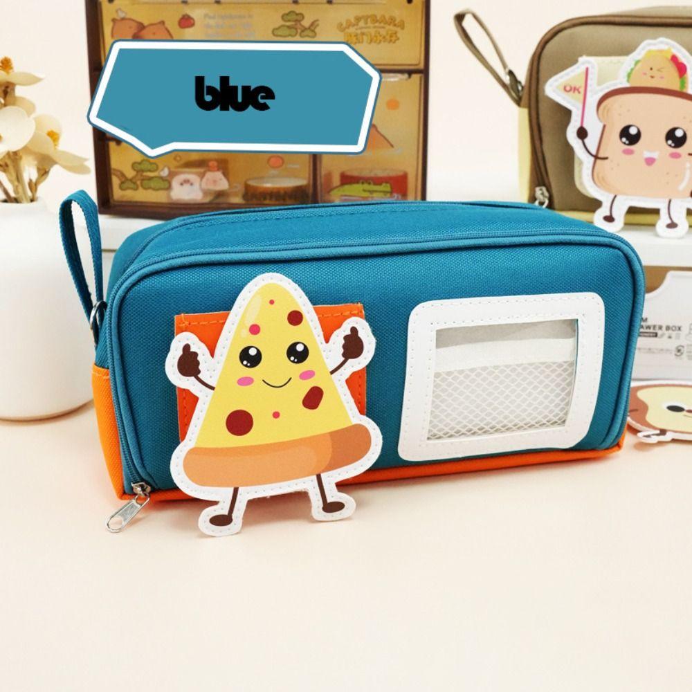 Large Capacity Dopamine Pencil Bag Dirty-proof Pen Organizer Pouch Stationery Storage Bag  Student