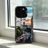 Landscape A-Art Phone Case For iPhone 17,16,15,14,13,12,11 Plus,Pro Max,XS,Colorful Silver Phone Case Funda Cover