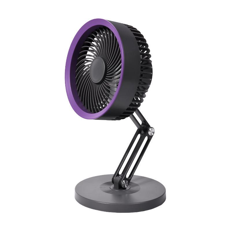 

USB Rechargeable Foldable Fan with Endless Rotation & Extended Battery Life 162x146x165 mm