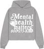 Vintage Hip Hop Punk Street Print M Hoodie Top Sweater
