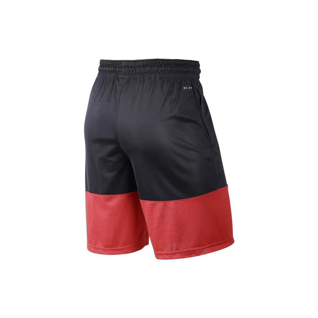 Jordan Logo Digital Pattern Splice Elastic Shorts Men Bottoms Black CI1659-011