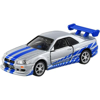 Takara Tomy Tomica Premium Unlimited 08 Wild Speed BNR34 Skyline GT-R Diecast Car Toy for Ages 6 and Up
