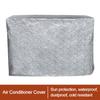 Silver Air Conditioner Cover Thickened Sunscreen Cover New Air Conditioner Protective  Outdoor