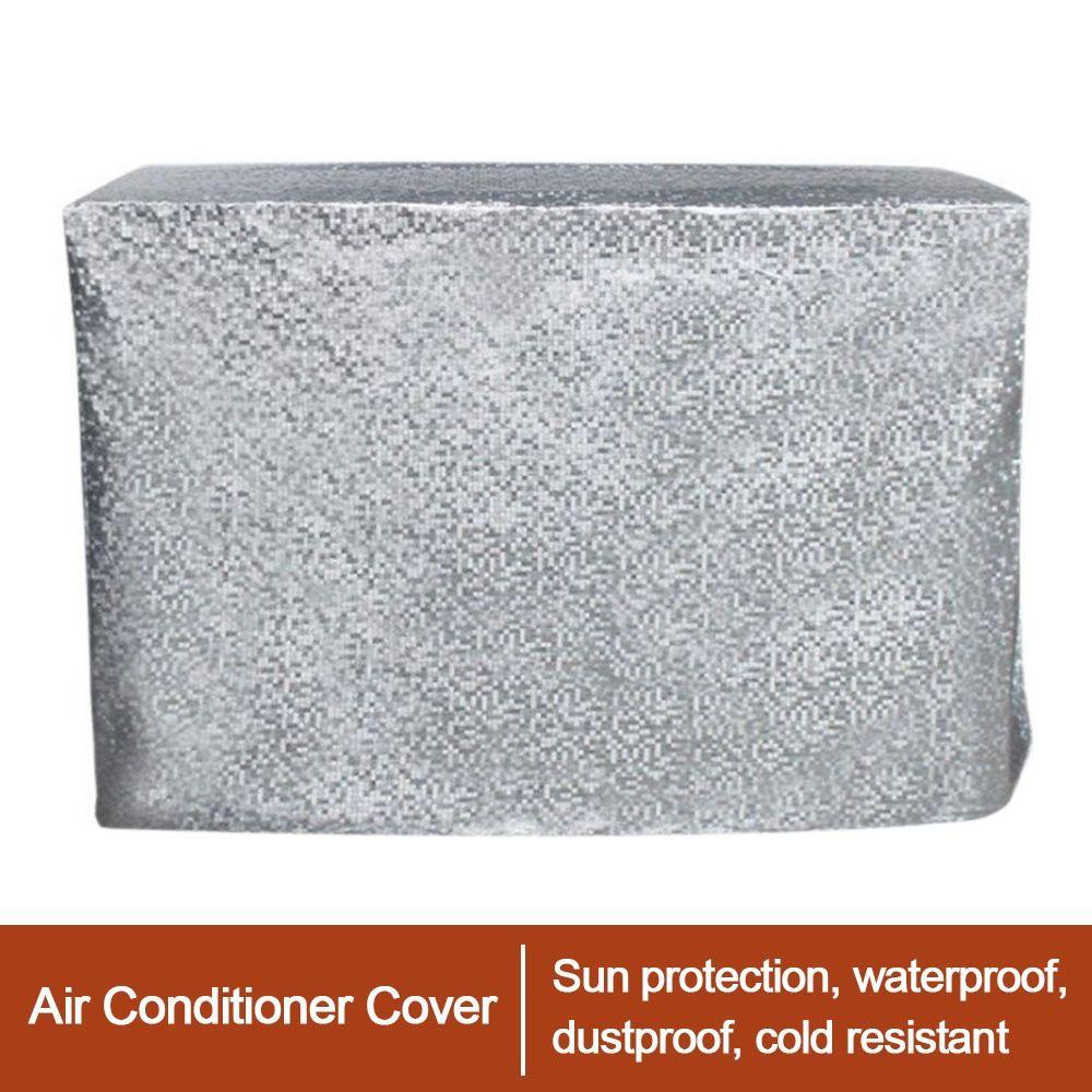 Silver Air Conditioner Cover Thickened Sunscreen Cover New Air Conditioner Protective  Outdoor