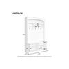 Entrance Furniture - MUVOE - Coat Rack Kit - 3 Hooks - Open Storage - White