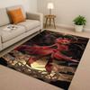 3D Cartoon H-Hazbin Hotel Angel Dust Alastor Living Room Non-Slip Area Rug Soft Carpet for Bedroom Sofa ,Easy Clean Home Doormat