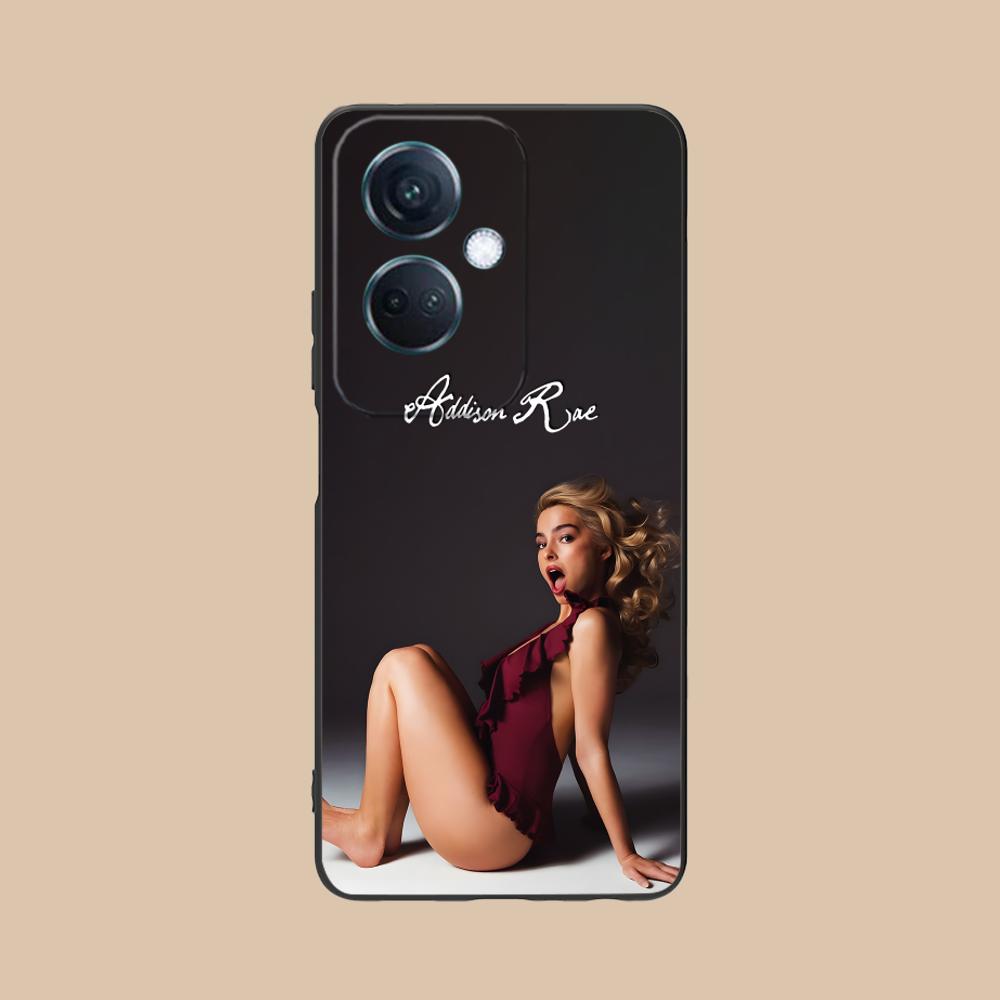 Addison Rae Matte TPU Mobile Phone Case for OPPO Reno 14 13 12 11 10 9 8 7 6 5 F T Pro 5G Colorful Printing Cover