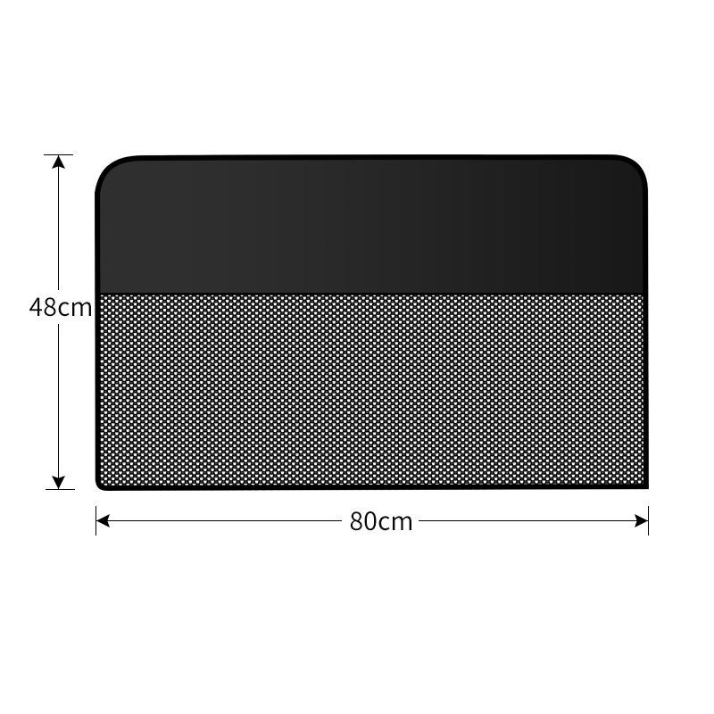 Heat Insulated Car Sunshade Magnetic Suction 1 2 4Pcs Block UV Rays Window Curtain for Summer Use