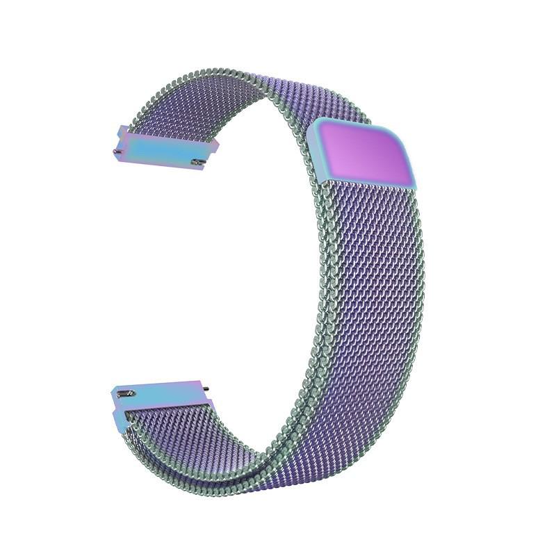 Compatible Milanese Stainless Steel Magnetic Loop Watch Band for Huawei GT4, Samsung 6, Xiaomi S4, and Watch5.