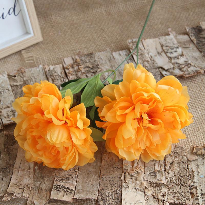

1 шт. Искусственный цветок DIY Искусственный букет пионов Декор Домашний декор стола Свадебные настенные материалы Цветочные шелковые цветы Свадебный букет