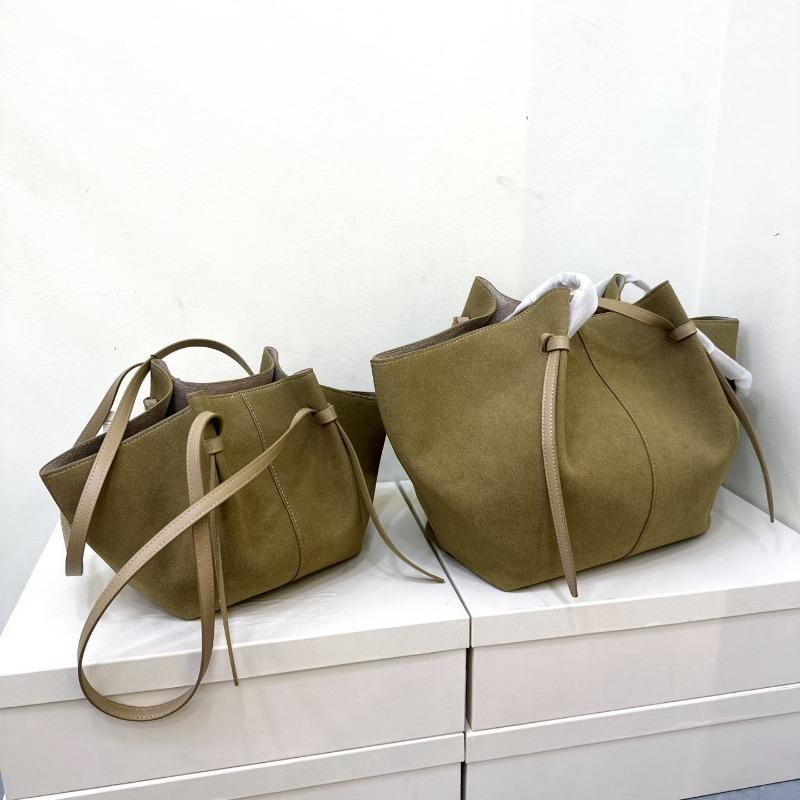 Suede Matte Bag Women's Large-capacity New Autumn and Winter Shoulder Mother and Child Shopping Bag Commuter Tote Bag
