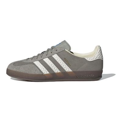 Unisex tenisky Gazelle Indoor Silver Pebble Šedé Off-White Zlatá-Metalická IF1807