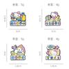 Sanrio Hello Kitty Cartoon Anime Perimeter Good Luck Pass All Exams Alloy Brooch Enamel Badge Decorative Pin for Backpack Clothing