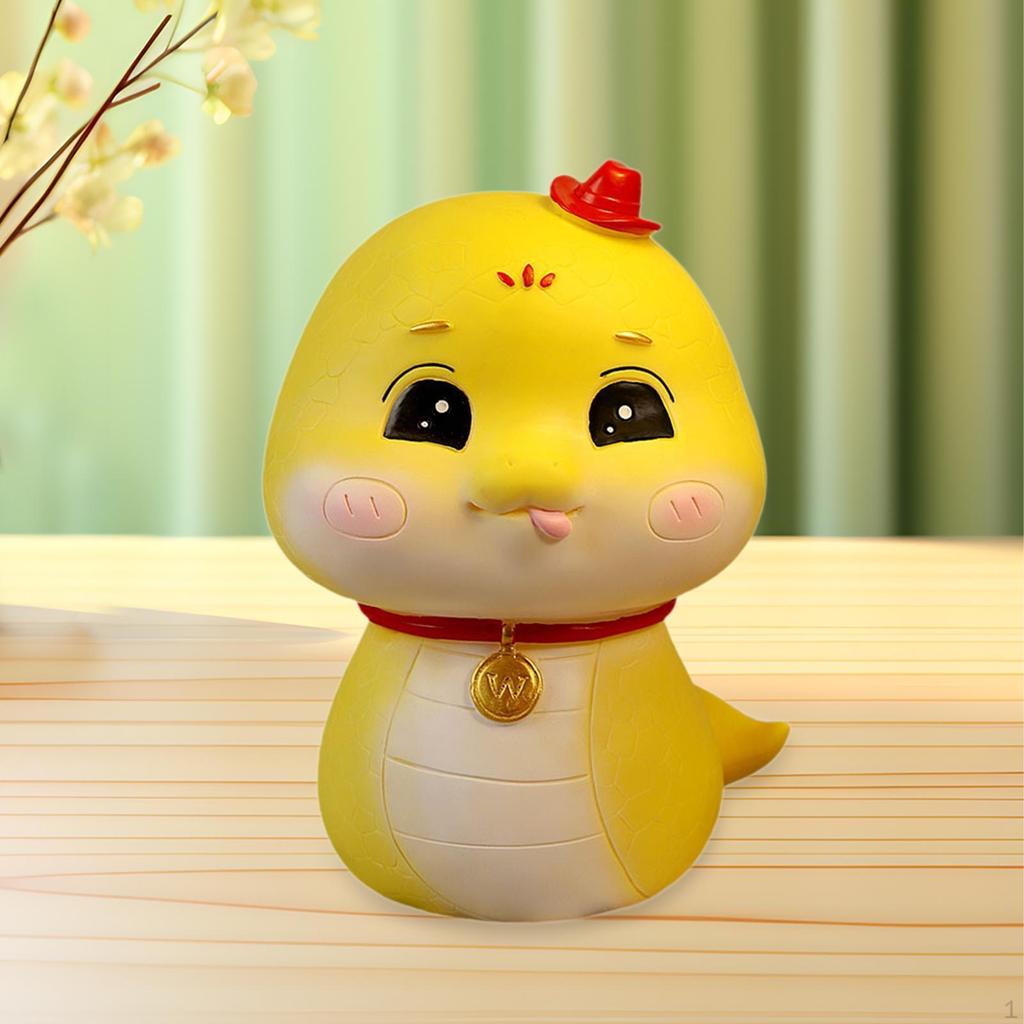 Snake Bank, Animal Figure for Desk Decor, Savings Container Adult Gifts
