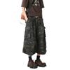 Unisex American Retro Camo High Street Wide-Leg Shorts