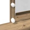 Makeup Table Artisan Oak 80 X 41 X 144.5 Cm Engineered Wood