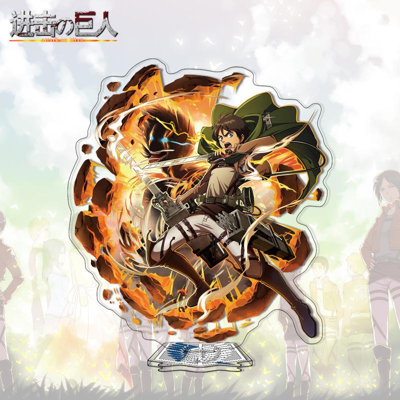 Attack on Titan Acrylic Stand Anime Large Stand Cartoon Cute Character Figure Display Stand Anime Merchandise Collectible Gift