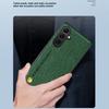 For Samsung Galaxy A26 5G Case Cross Texture Leather + TPU Phone Cover Support Magnetic Car Holder