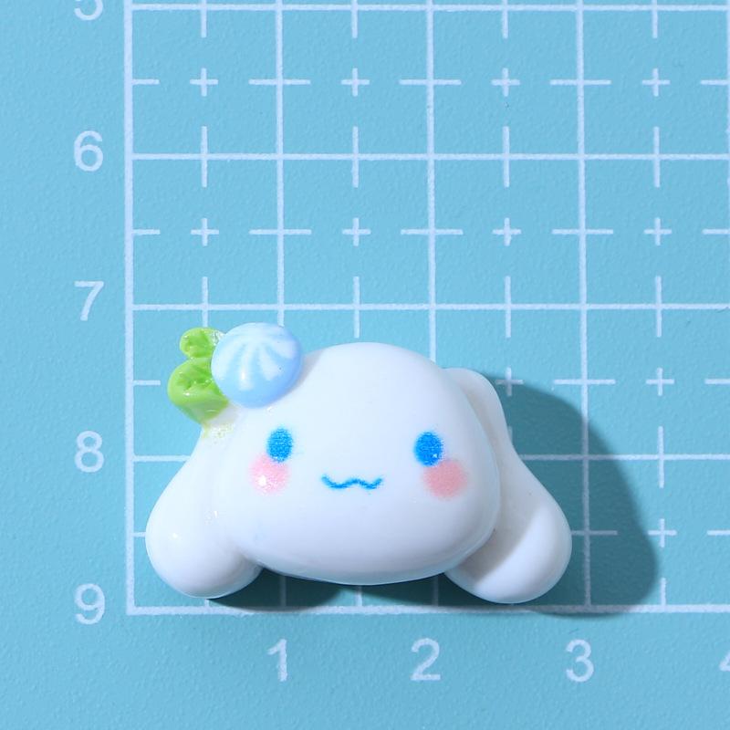 10 Pcs New Mini Kawaii Cartoon Animal Kitten, Rabbit Series Resin Scrapbookdiy Miniature Ornament Accessories A35