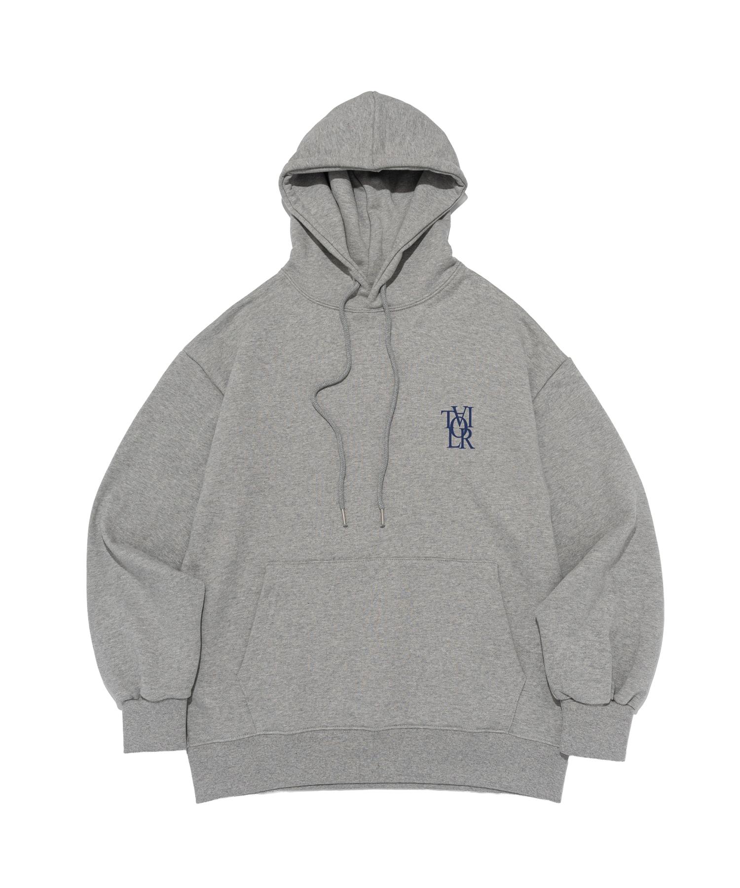 Taylor Studio Monogram Logo Hoodie (Grey) Gray/S