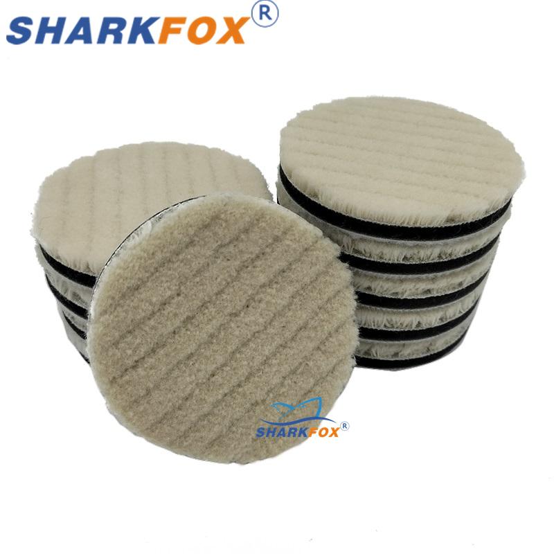 Sharkfox Car Soft Wool Buffing Polishing Pad Professional Detailing Mixed Auto Wash Maintenance Accessories