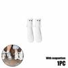 10 Paare Club Promi Ins Mode Lustig Kreativ Magnetische Anziehung Hände Schwarz Weiß Cartoon Augen Paare Socken Socken