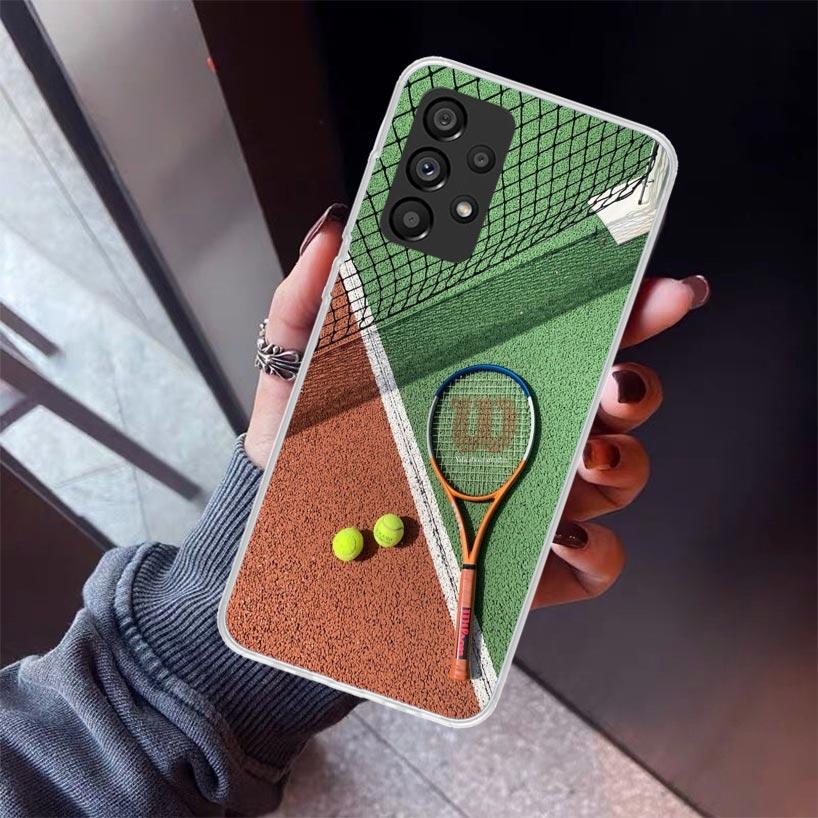 Tennis Sport Phone Case For Samsung Galaxy A12 A52S A42 A32 A22 A51 A50 Note 20 Ultra 10 S10 Plus A71 A70 A31 A30 A10S Galaxy A1