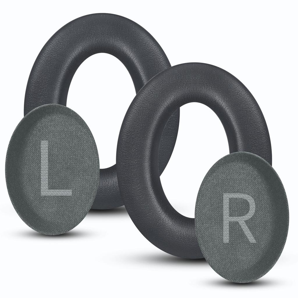 Replacement EarPads Cushions for Bose QC45 QuietComfort QC 45 Headphone Softer Protein Leather / Breathable football net Earpads