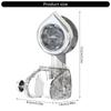 Removable Shower Head Holder with Suction Cup Design Adjustable 70° Downwards Easy Install for Bathroom Tile or Glass