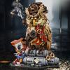 1286 Teile Magische Eule Detektiv Tier Modell Ornament Kreative Bausteine Pädagogische DIY Steine Spielzeug Geschenke für Kinder Erwachsene