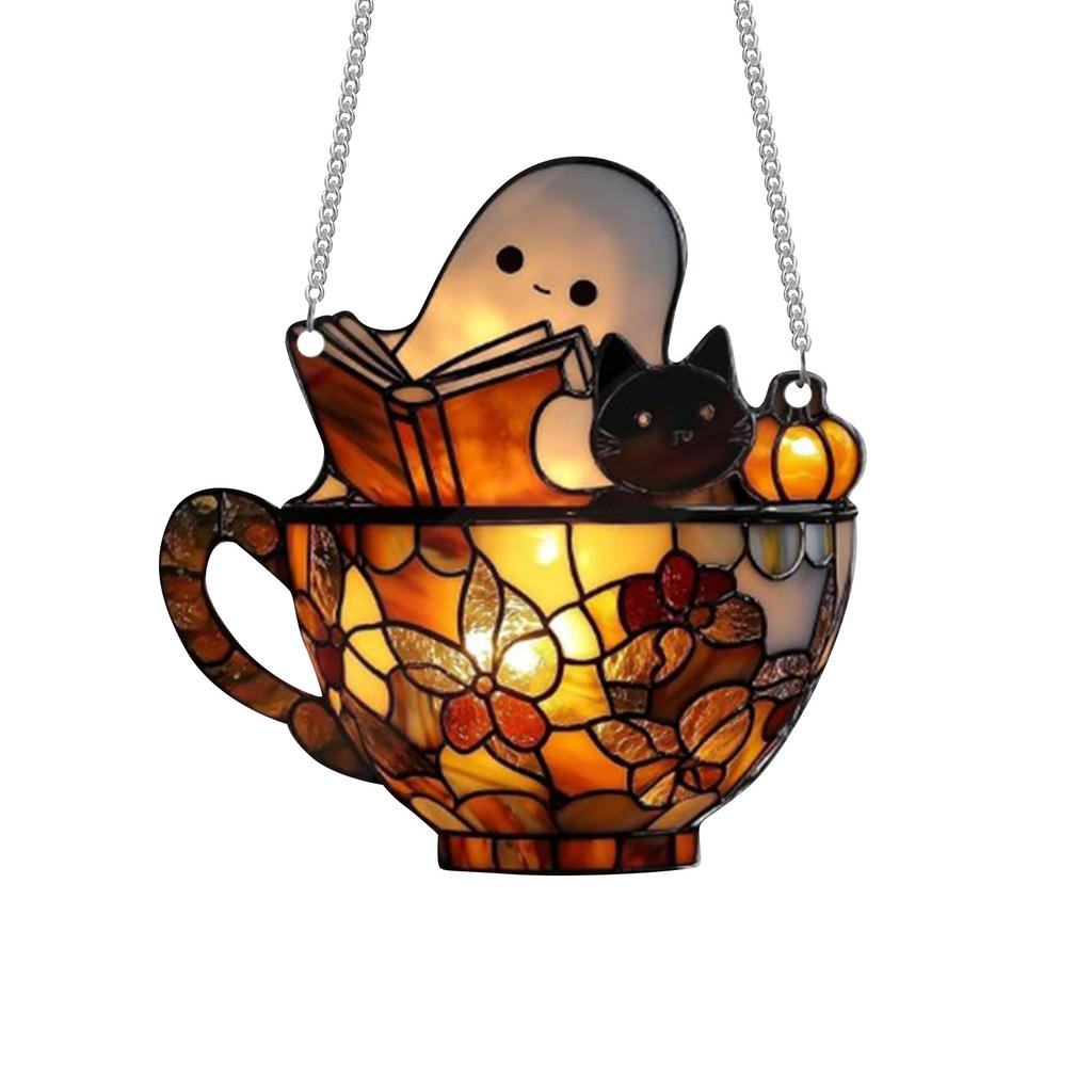2D Reading Book Suncatcher Hanging Decor