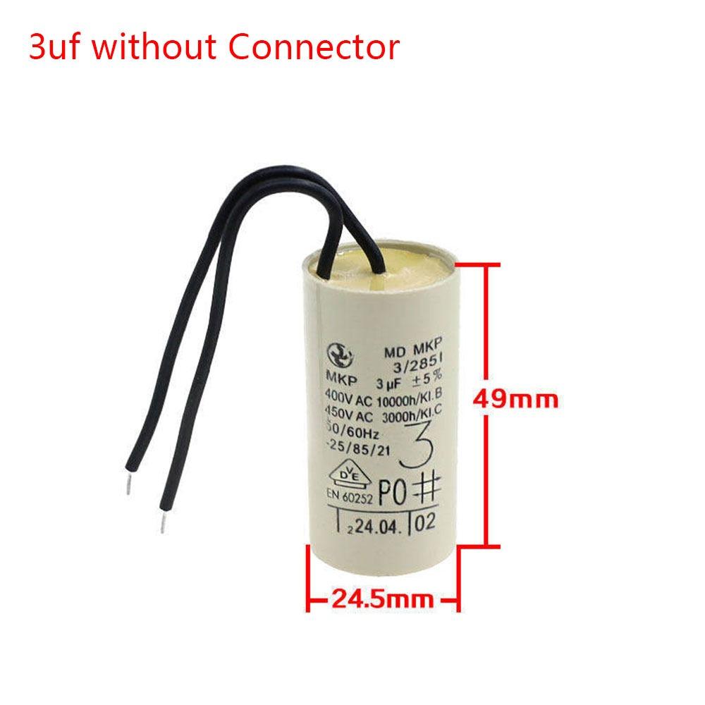 1 sztuka Ścienne Pompa Wodna Kotła Kondensator Kondensator Systemu Grzewczego Komponent Elektroniczny 3uf without plug