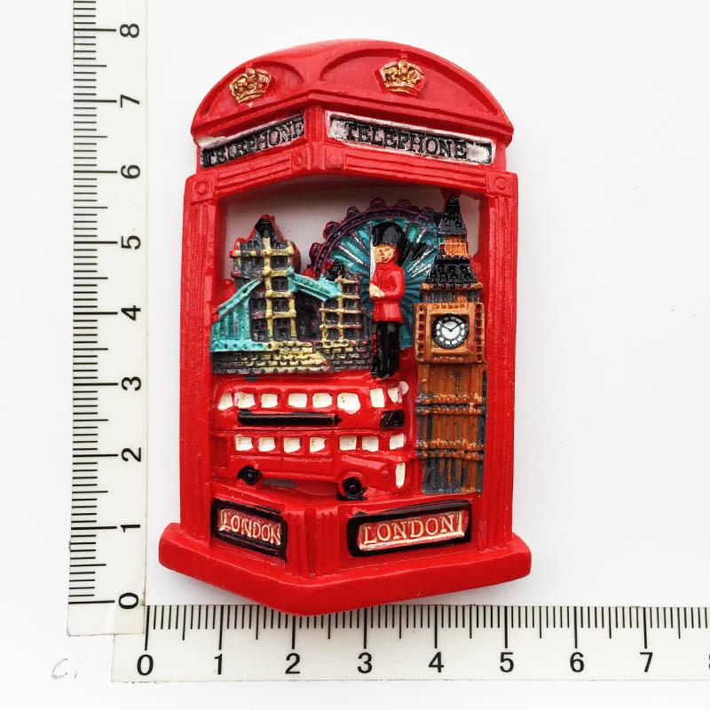 England Travelling Souvenirs Fridge Magnets Great Britain Landmarks Tourist Souvenirs Magnetic Sticker for Photo Wall Home Decor