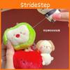 Playful Animal Cartoon Plush Keychain With Vibrant Fruit Stretch Style For Kids
