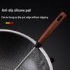 ZISIZ Walnut Handle Stainless Steel Kitchen Utensils