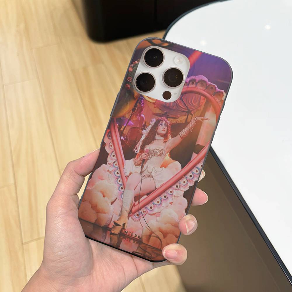 Singer C-Chappell R-Roan Phone Case For IPhone 17 16 15 11 12 13 14 Pro Max Soft Corrugated Silicone Cover Case