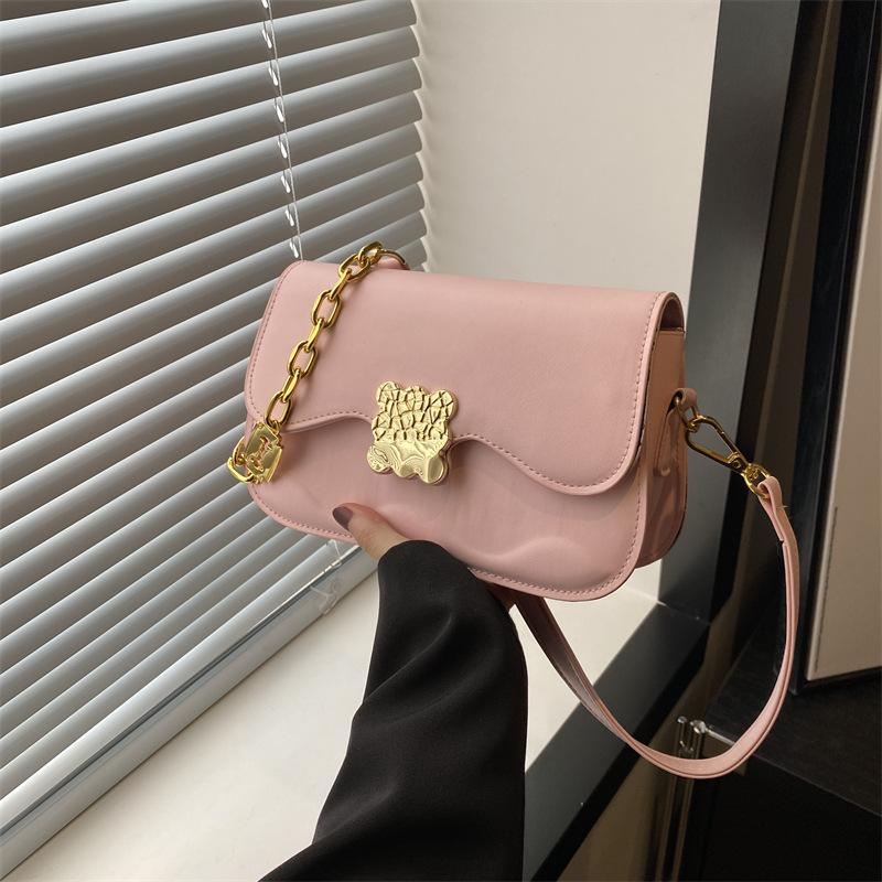 

Новые весенние и летние сумки для женщин Модная сумка через плечо Сумка-цепочка Красивая персонализированная сумка-седло