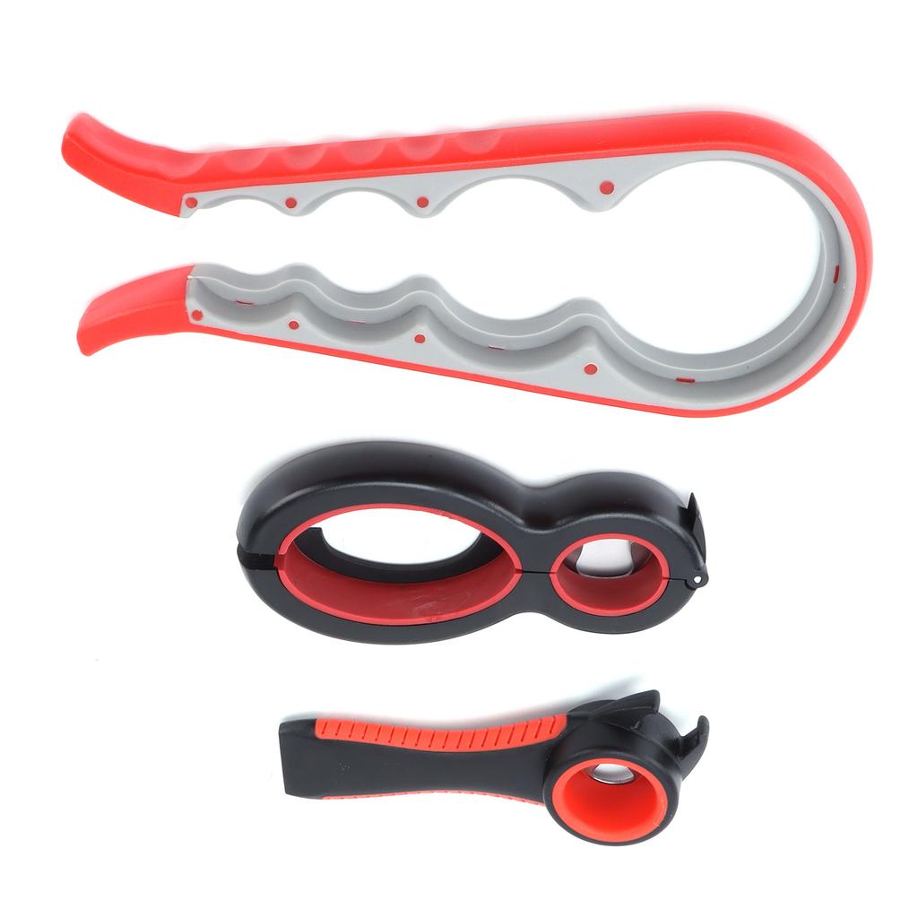 3Pcs/Set Portable Can Opener Multifunctional Opener Set for Bottle Jar Can Cap Restaurant