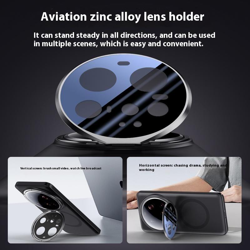 For Xiaomi 15 Ultra Case Compatible with MagSafe Lens Film Kickstand Hard PC Phone Cover