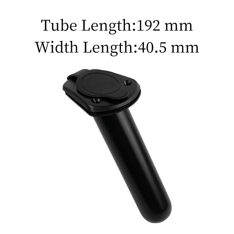 

Marine Plastic Black Flush Mount Fishing Rod Holder Gasket Kayak Canoe Tackle Water Sports Rowing Boating Accessories чёрный