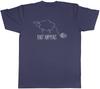 Funny Knit Happens Unisexs TShirt Sheep with Wool Yarn Tee Gift