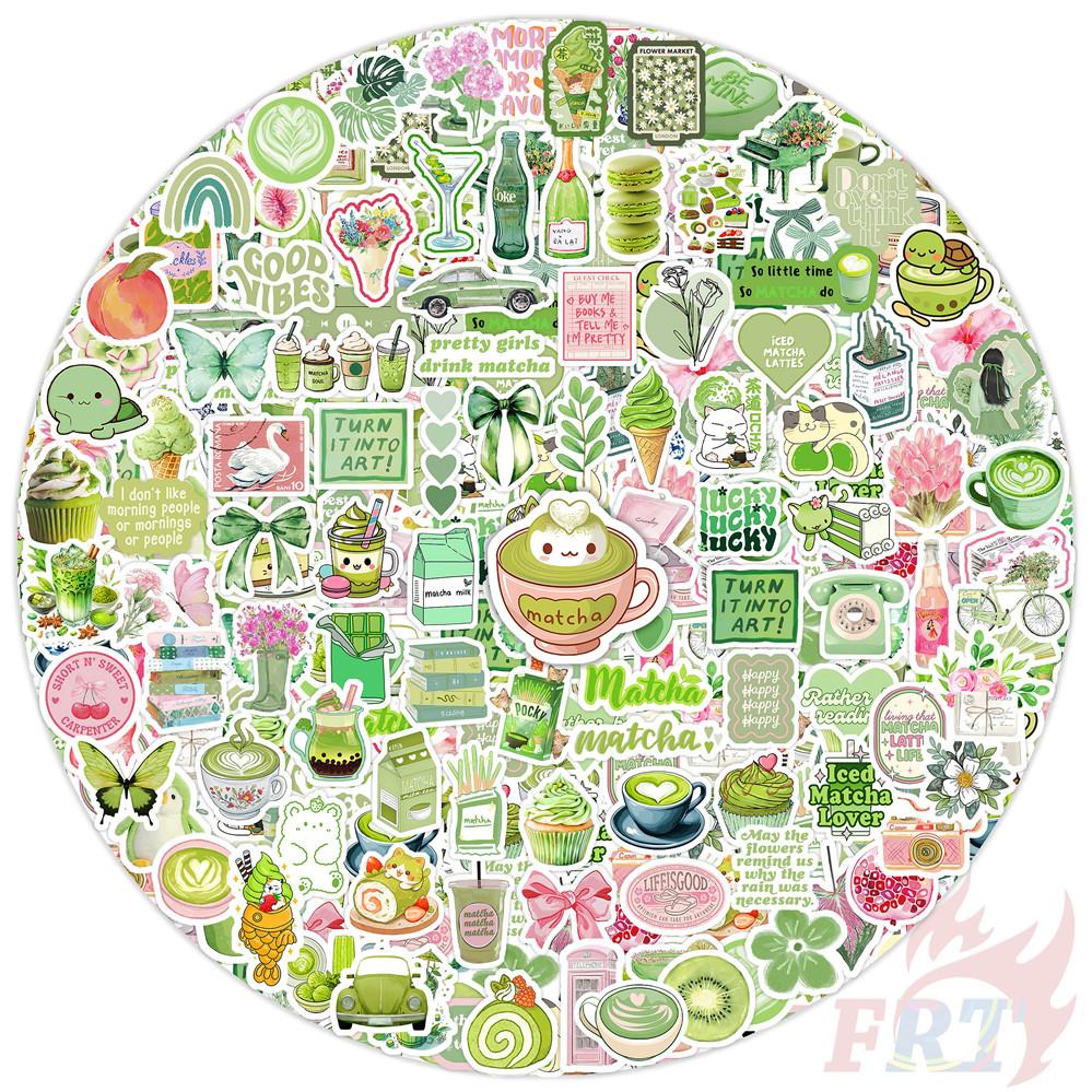 125Pcs/Set Matcha Girl Mini Diary Manual Stickers DIY Scrapbooks Album Decor Decals Stickers