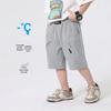 Boys' Summer Knee-Length Cotton Blend Casual Shorts