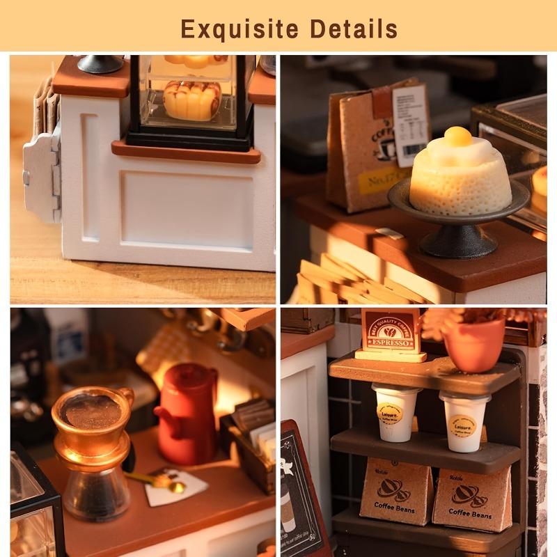 My First Coffee Shop: 3D Wooden Puzzle for Kids