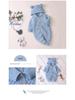 Newborn Knitted Wool Romper - Cute & Warm Baby Sweater for Boys & Girls (Autumn/Spring)